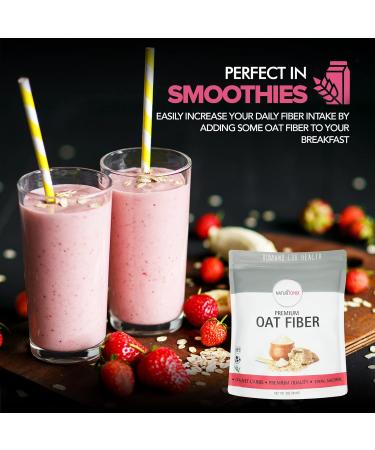 Naturtonix Premium Oat Fiber - Low Carb Flour Alternative - 1 lb Pack - Non-GMO, Vegan, Gluten Free - Keto Friendly - Buy Online on SooperMarket.com