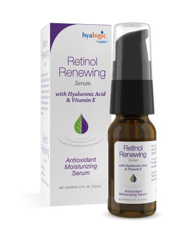 Hyalogic Retinol Serum Skin Renewal & Wrinkle Repair Face Serum with Hyaluronic Acid & Vitamin A For Clearer Radiant Looking Skin (.47 fl oz.)