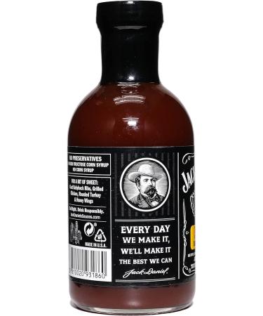 Jack Daniel Honey BBQ Sauce 553g - Gluten Free, No Preservatives - Barbecue Sauce Bottle - Buy Online on SooperMarket.com