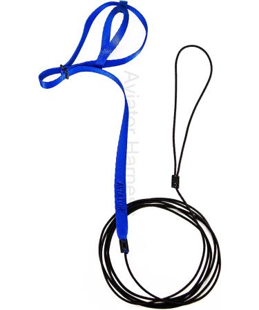 Aviator Bird Harness & Leash - Made in America | XXXS Blue for Safe International Shipping - Buy Online on SooperMarket.com