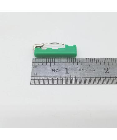 ibotti Curved Safety Pins 50-Count Green - Basting Pins for Quilting Size 1 with Grip Covers - Buy Online on SooperMarket.com