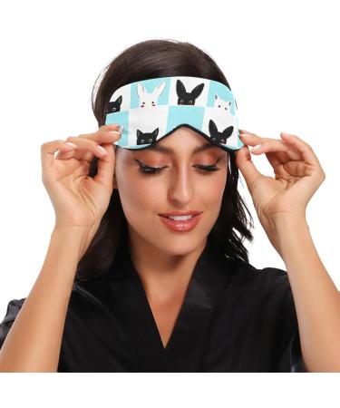 Haskirky Light Blocking Eye Mask for Comfortable Deep Sleep - Breathable & Adjustable for Men and Women | Ideal for Travel, Yoga, Meditation, and Office Use - Buy Online on SooperMarket.com