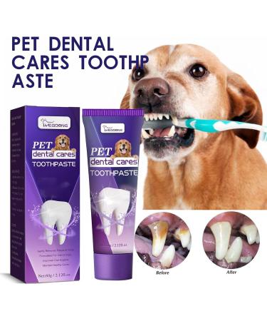 60g Pet Toothpaste - Enhances Gum Health Eliminates Bad Breath & Cleans Teeth | 2.12fl.Oz International Shipping - Buy Online on SooperMarket.com