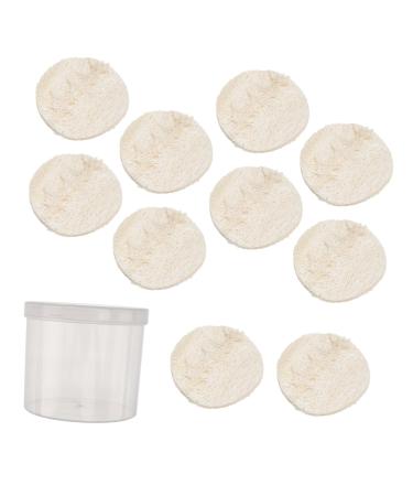 FOMIYES 22 Pcs Exfoliaor Loofa Pad Bath Sponges for Shower Loofah Skin Scrub Facial Cleansing Scrubber Exfoliating Loofah Cotton Wipes Facial Wash Pads Makeup Remover Cleaning Pad 1 Count (Pack of 1)