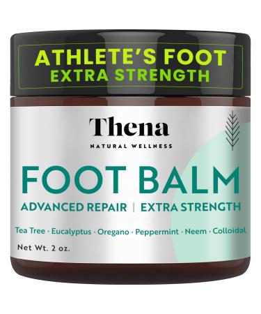 Athletes Foot Balm Extra Strength Athletes Foot Treatment Cream Heals Dry Cracked Feet Heels Itchy Skin Nails Toenails Advanced Foot Care for Men Women