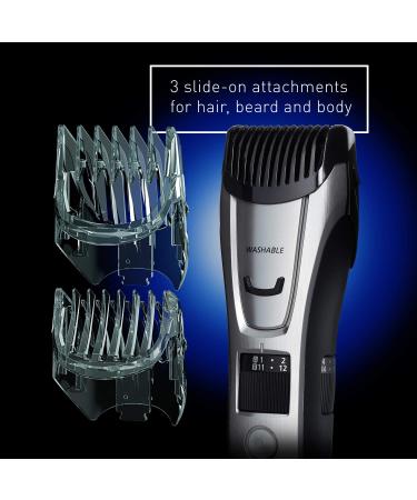 Buy Panasonic Men's All-in-One Rechargeable Facial Beard Trimmer & Total Body Groomer - International Shipping Available - Buy Online on SooperMarket.com
