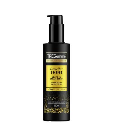 TRESemm Lamellar Shine Leave-In Cream Hair Serum with patented Lamellar Technology hair treatment for an ultra-glossy salon finish 200 ml