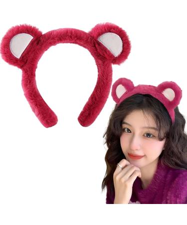 REYIN-CHHN Bear Ears Headband Bear Head Headband Cute 3D Bear Cony Ear Headband Party Headwear Hair Accessories - Buy Online on SooperMarket.com
