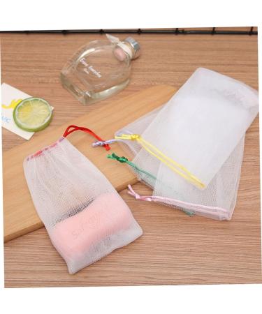 Cleansing Foaming Nets 20pcs Native Face Wash Soap Saver Pouch Soap Mesh Holder Bubble Net Handmade Soap Bath Soap Cleasing Milk Grid Natural Soap Mesh Bag Soap Mesh Pouch - Buy Online on SooperMarket.com