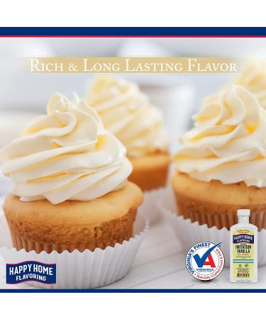 Happy Home Clear Non-Alcoholic Imitation Vanilla Flavoring - Certified Kosher - 7 oz - Buy Online on SooperMarket.com