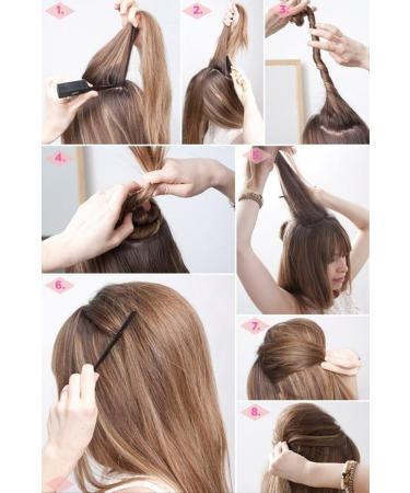 CareforYou 1PC Lady Girl Women BUMP IT UP Volume Inserts Do Beehive hair styler Insert Tool Hair Comb Hair beauty (Brown) - Buy Online on SooperMarket.com