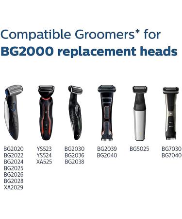 Ferleiss BG2000 Replacement Trimmer/Foil Head for Bodygroom BG7040 BG7030 BG5025 BG2039 - Buy Online on SooperMarket.com
