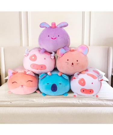Mewaii 16'' Soft Bunny Plush Pillow - Fluffy Squishy Rabbit Toy for Adults and Kids (Purple, 16in) - Buy Online on SooperMarket.com