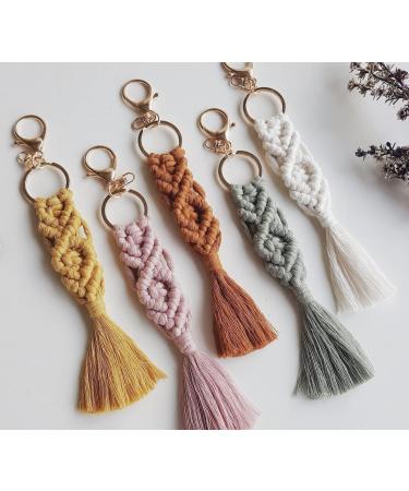 Makromecity 3mm Single Strand Dusty Rose Macrame Cord - 109 Yards for Macrame Art & Crafts | Wall Hangings, Keychains | Cotton Cord - Buy Online on SooperMarket.com