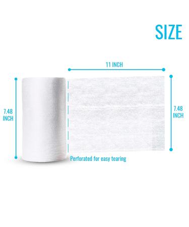 JM Disposable Bamboo Diaper Liners 7.5x11.5 inches, Fragrance & Chlorine Free, Highly Absorbent, Biodegradable Inserts - 100 Sheets/Roll, Pack of 4 - Buy Online on SooperMarket.com
