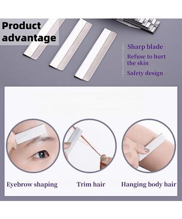 100Pcs Eyebrow Razor Trimmer - Disposable Facial Hair Shaper & Shaving Tool for Men & Women | Precision Shave  - Buy Online on SooperMarket.com