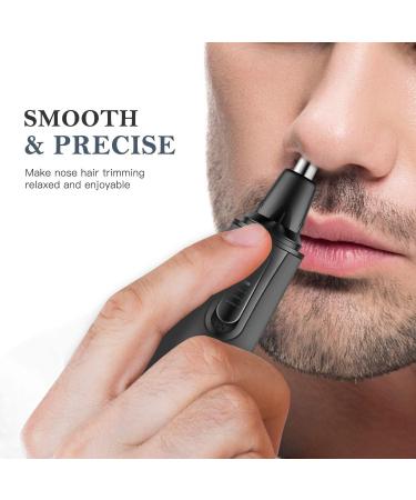 Waterproof Nose Hair Trimmer & Ear Clipper - Cordless Child Lock Easy Clean Wet/Dry Trimming Tool - Buy Online on SooperMarket.com