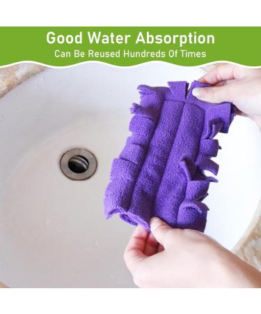 10 Pcs Duster Refill Bulk Reusable Duster Pads Refills Hand Dusters Replacement Rainbow Colors Dry Duster for Cleaning Ceiling Fan Window Kitchen Floor - Buy Online on SooperMarket.com