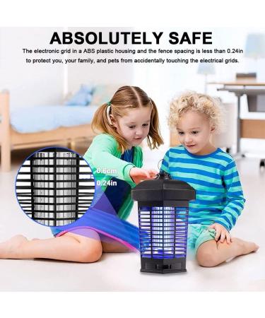 Electric Bug Zapper Mosquito Killer IPX4 Waterproof Insect Killer 3200V Insect Fly Trap Bug Killer Fly Zapper for Indoor Outdoor Backyard Patio Home - Buy Online on SooperMarket.com