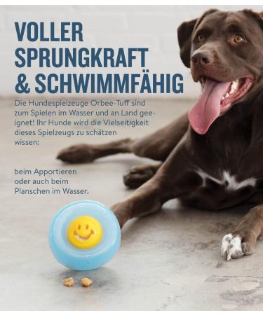 Outward Hound Planet Dog Orbee-Tuff Nooks - Yellow Smiley Snack Toy for Dogs | International Shipping - Buy Online on SooperMarket.com