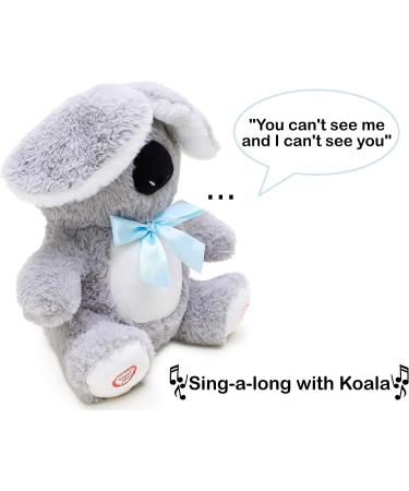 Toyland 30 cm Peekaboo Koala Plush Toy | Animated Singing Toy with Movable Ears | Perfect for Development - Buy Online on SooperMarket.com
