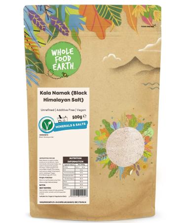 Wholefood Earth - Fine Kala Namak Himalayan Black Salt 500 g Salt 500g