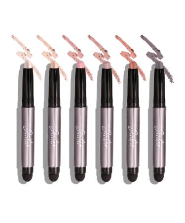 Julep Eyeshadow 101 Palette-Style Creme-to-Powder 6 Piece Eyeshadow Set Garden Party