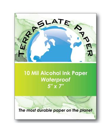 TerraSlate Paper 10 Mil 5 x 7 Alcohol Ink Art Paper 25 Sheets