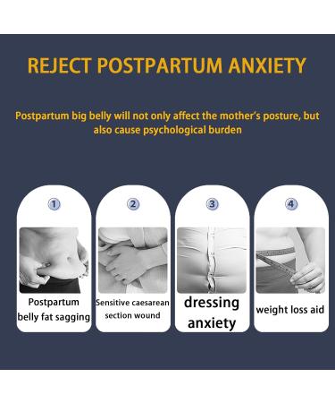 Lekeplus 3-In-1 Postpartum Belly Band Wrap | C Section Recovery Belt | Support & Shapewear for Postnatal Women - Black XXL - Buy Online on SooperMarket.com