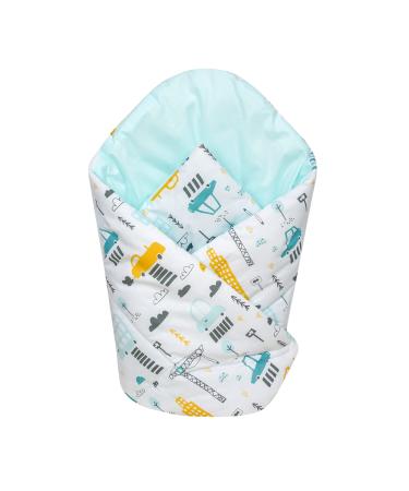Baby Swaddle Wrap Blanket/Newborn Cotton Swaddling Sleeping Bag 0 to 3 Months (City) 1