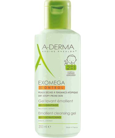 Aderma Exomega Control Emollient Cleansing Gel Anti-Scratching 200ml - Buy Online on SooperMarket.com