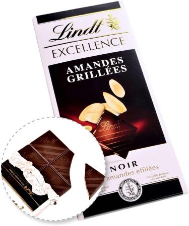 Lindt Excellence Roasted Almond 100g x 10 - Buy Online on SooperMarket.com