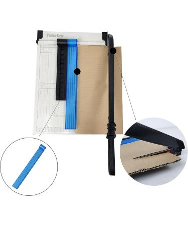 TEXALAN Paper Cutter Letter Size Paper Trimmer 12 Cut Length 12 Sheet Capacity Guillotine Paper Photo Cutter with Magnet Clamp  Paper Guide  Size Guideline - Buy Online on SooperMarket.com