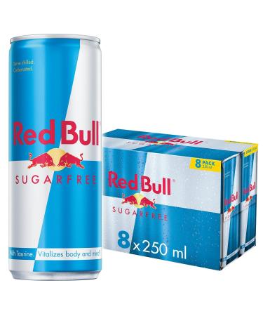 Red Bull Energy Drink Sugar Free 250 ml x8 Single