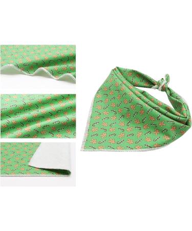 Christmas Gingerbread Man Dog Bandana - Lionet Paws Triangle Scarf for Small Medium & Large Dogs - Buy Online on SooperMarket.com