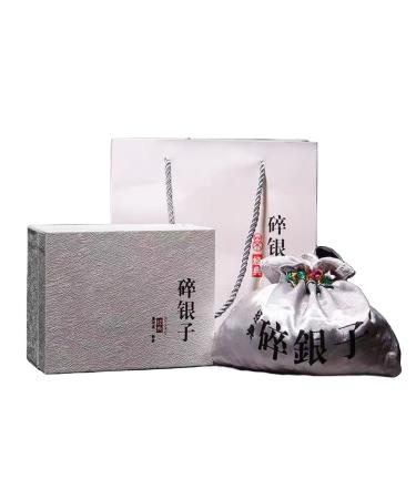 Yunnan Puer Tea Cooked Pu 'er Tea Waxy Tea Fossil Broken Silver Gift Box of 500 Grams