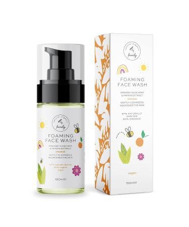 Organic Gentle Kids Foaming Face Wash - Natural, Vegan, Toxin-Free | Sulphate & Paraben Free | Orange Oil | For Kids & Preteens - Buy Online on SooperMarket.com