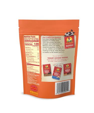 Sun-Maid California Zante Currants Snack - 8 oz Bags (Pack of 6) | Natural Dried Fruit | Non-GMO | Vegan | Vegetarian Friendly - Buy Online on SooperMarket.com