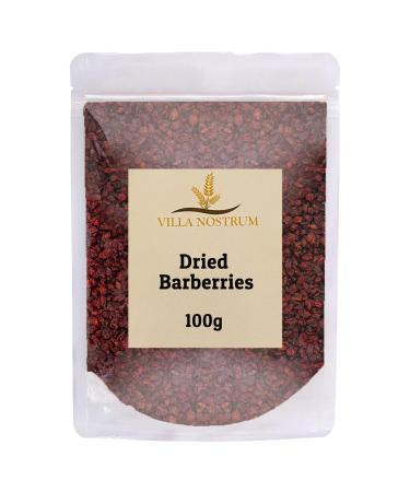 Dried Barberries 100g by Villa Nostrum - Natural Raw Dried Barberries