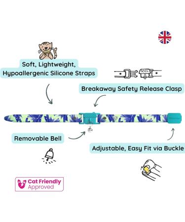 Buy Award-Winning Hypoallergenic Kittyrama Botanical Collars for Cats & Kittens | Soft Comfortable Veterinarian Approved & Quick Release Breakaway - Buy Online on SooperMarket.com