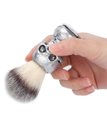 Buy Handmade Skull Handle Shaving Brush for Men | Halloween Neck Dust & Cleaning Brush | Premium Hairdresser Beard Care - Buy Online on SooperMarket.com