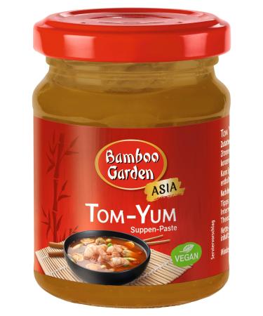 Bamboo Garden - Tom Yum Suppen Paste |Wort base for Thai soups |125 g soup paste results in around 1.5 liters of base soup |1 x 125 g