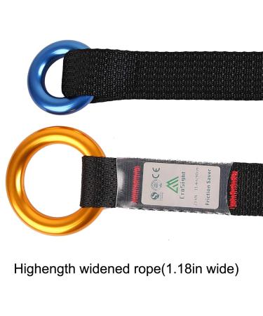 Arborist Friction Saver Tree Climbing Cambium Saver - Retrievable Anchor Loop Belt Sling CE Certified 23KN 47.2 in/35.4 in 35.4 Feet - Buy Online on SooperMarket.com