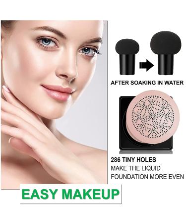 Mushroom Head Air Cushion CC Cream Foundation Natural Makeup Primer - Even Skin Tone & Lasting Coverage - Buy Online on SooperMarket.com