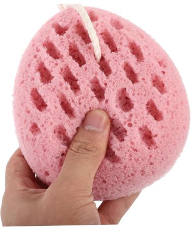KOMBIUDA Bath Sponge Ball Body Scrub Sponge Mesh Pouf Bath Scrunchies Loofah Scrub Body Sponges for Shower Sponge Loofah Scrubber Exfoliating Sponge Cute Bath Wipe Polyurethane Child Pink - Buy Online on SooperMarket.com