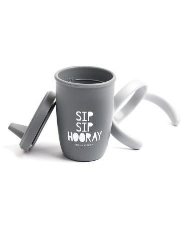 Bella Tunno Happy Sippy Cup - 6+ Months | Non-Toxic Silicone | BPA Free | Sip Sip Hooray - 8 oz - Buy Online on SooperMarket.com