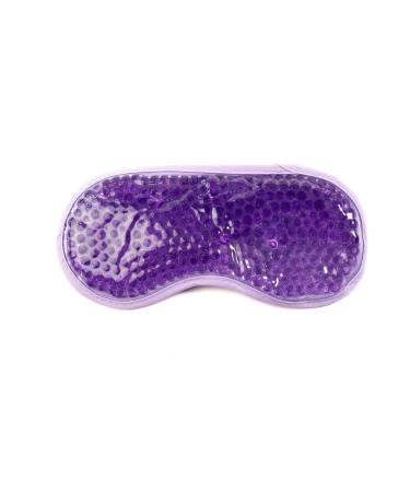 County Aqua Peas Cooling Gel Eye Mask - Cool/Warm Therapy - Perfect For Insomnia Puffy Eyes & Dark Circles (Purple)
