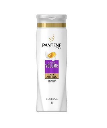 Pantene Pro-V 2 in 1 Shampoo & Conditioner Sheer Volume with Collagen 12.6 Ounce