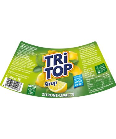 Buy Tri Top Beverage Syrup Set | Orange Cola Lemon Lime & Cherry - 3x600ml | International Shipping Available - Buy Online on SooperMarket.com