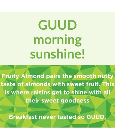 GUUD Fruity Almond Muesli Cereal 40oz | Gluten-Free with Oats, Raisins, Almonds, Cranberries, Flax Seeds & Pumpkin Seeds | Vegan & Non-GMO | Kosher Certified - Buy Online on SooperMarket.com